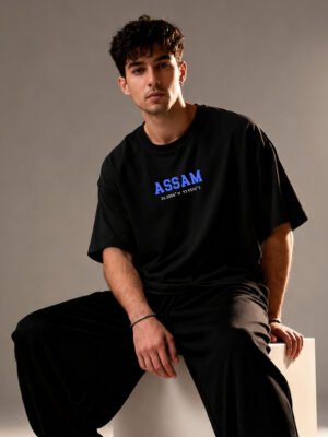 Assam Coordinates – Unisex Black T-Shirt