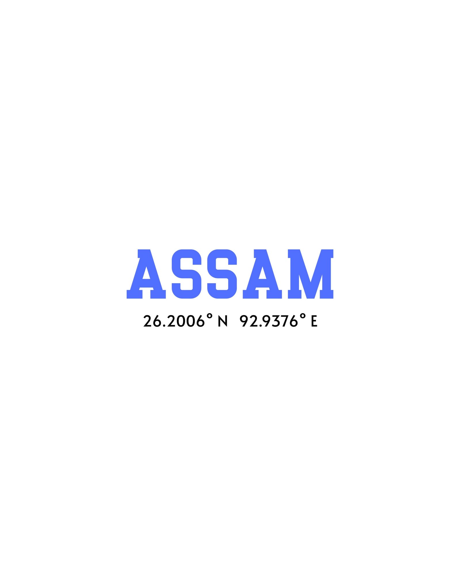 Assam Coordinates – Unisex White T-Shirt - Image 4