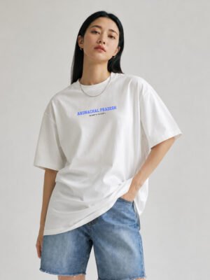 Arunachal Coordinates – Unisex White T-Shirt