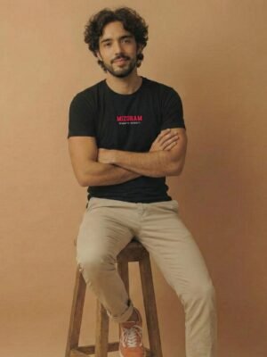 Mizoram Coordinates – Unisex Black T-Shirt