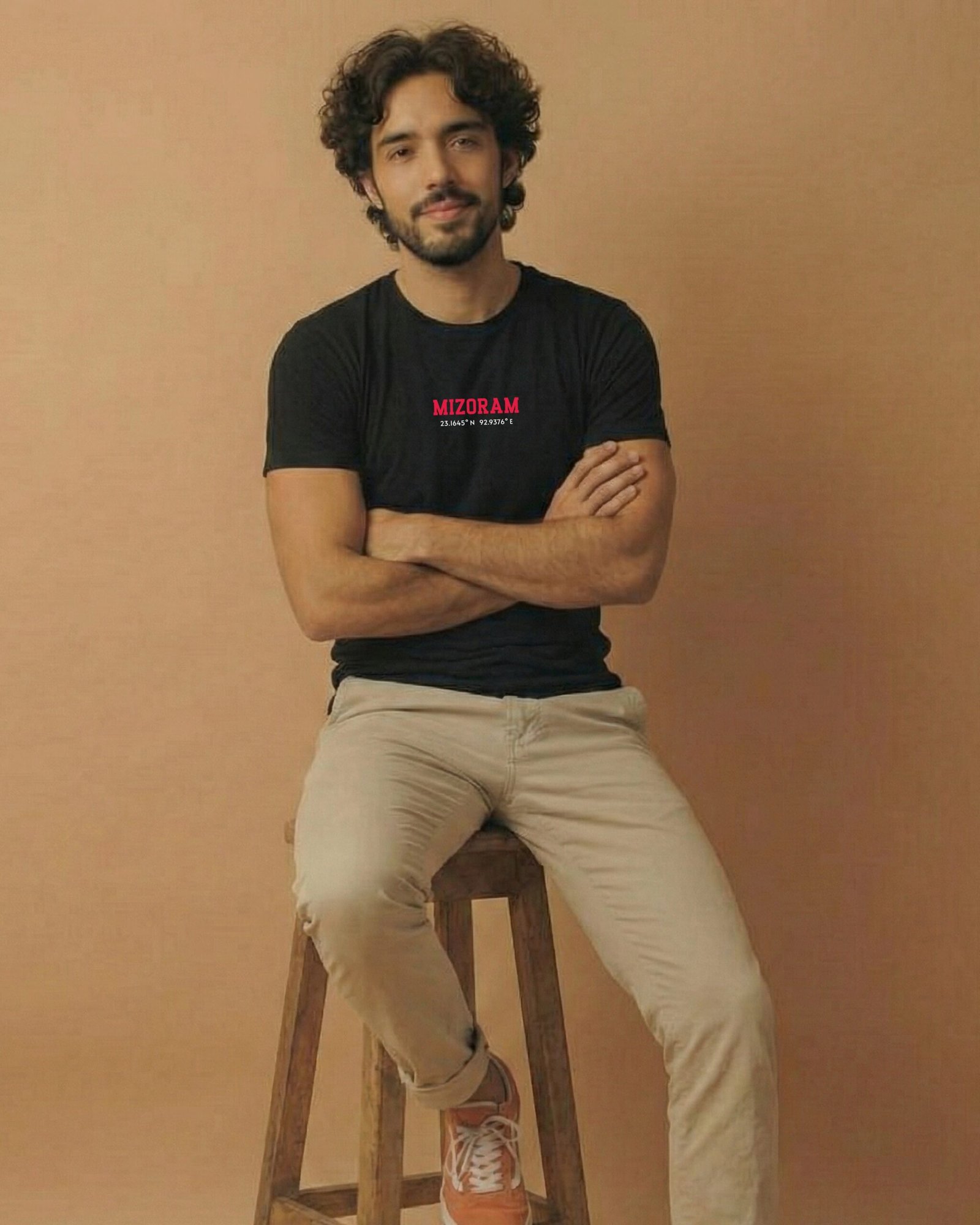 Mizoram Coordinates – Unisex Black T-Shirt
