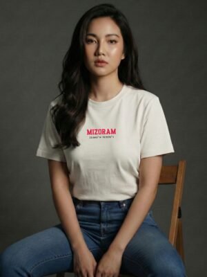 Mizoram Coordinates – Unisex White T-Shirt