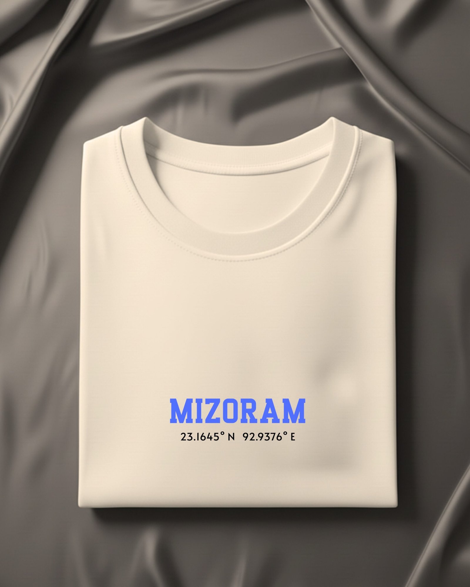 Mizoram Coordinates – Unisex White T-Shirt - Image 5