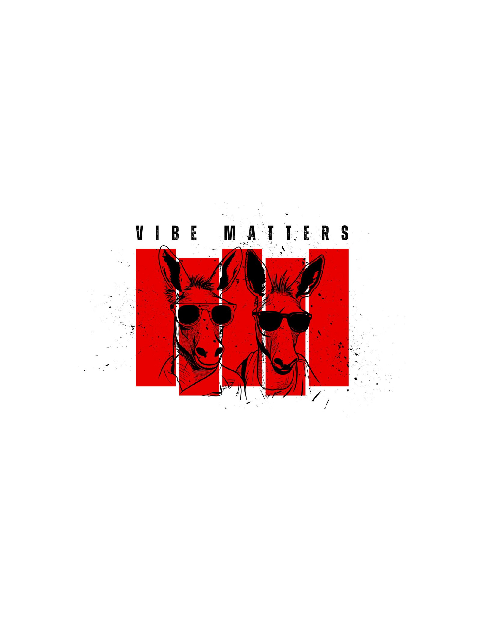 Vibe Matters – White Minimal Tee - Image 3