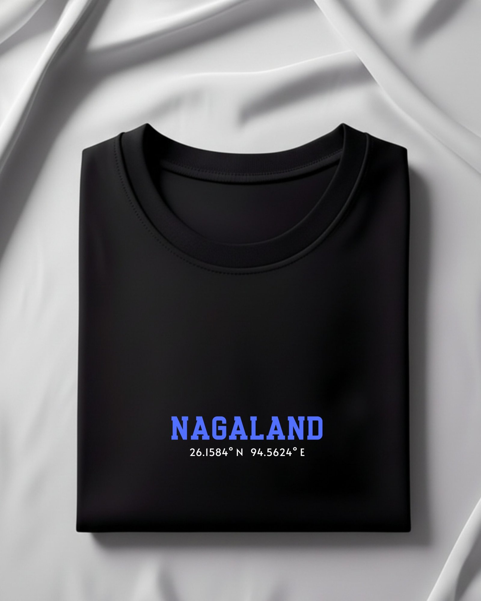 Nagaland Coordinates – Unisex Black T-Shirt - Image 5