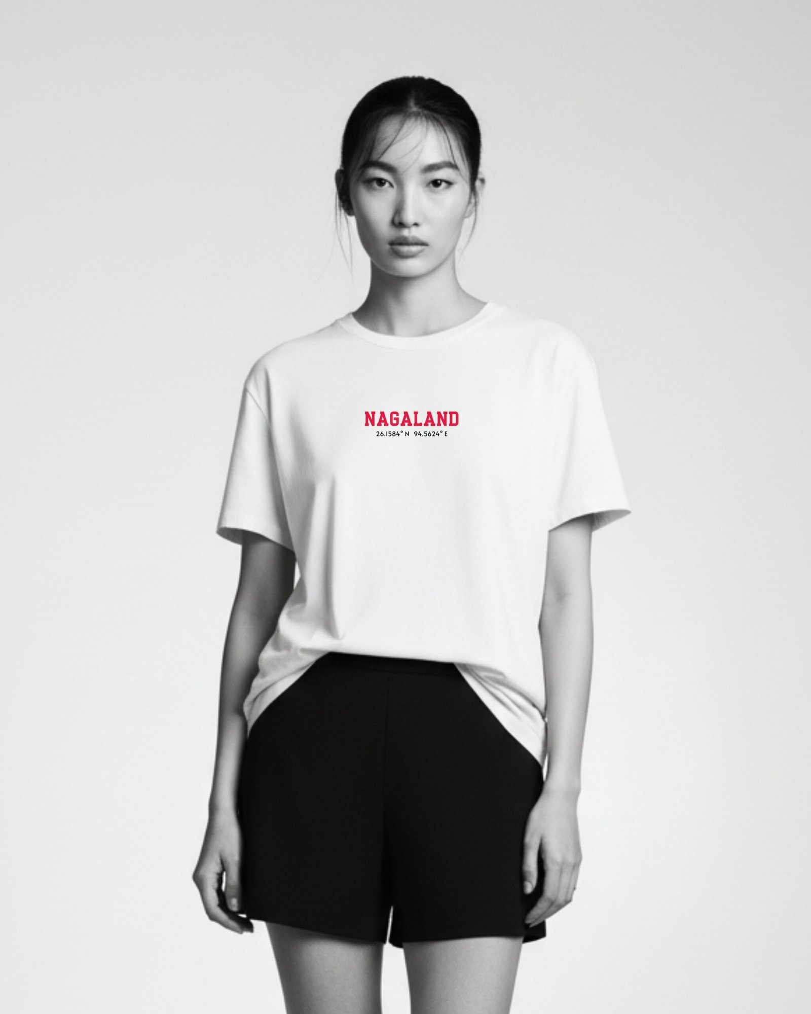 Nagaland Coordinates – Unisex White T-Shirt