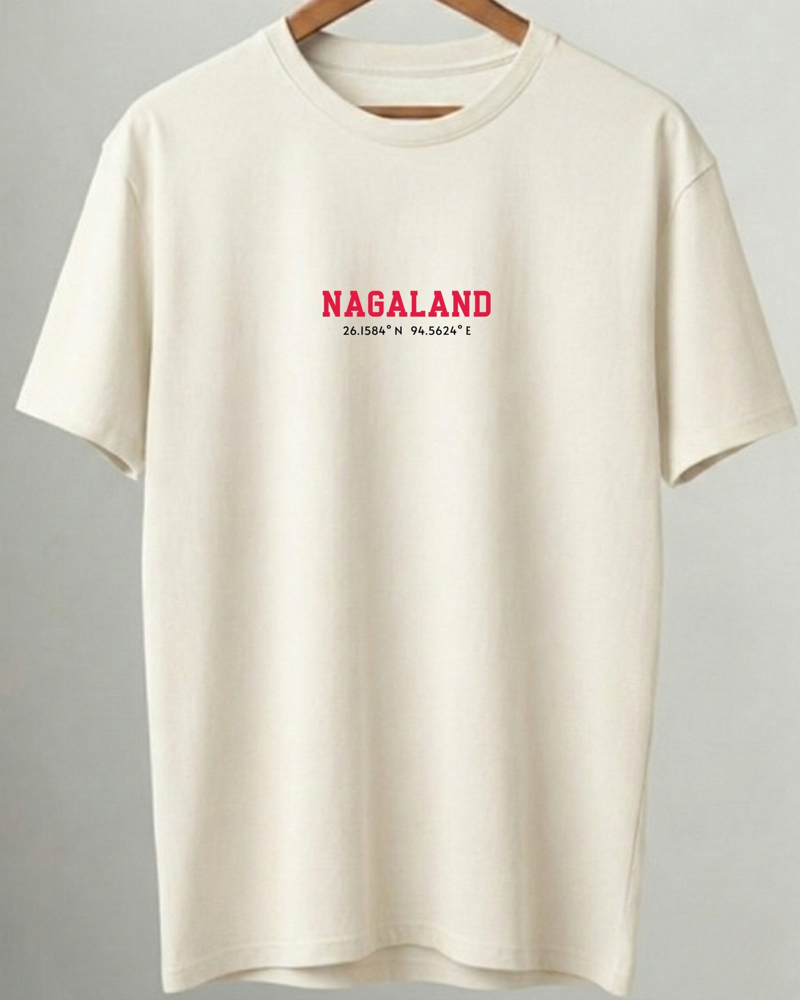 Nagaland Coordinates – Unisex White T-Shirt - Image 4