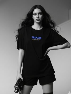 Tripura Coordinates – Unisex Black T-Shirt