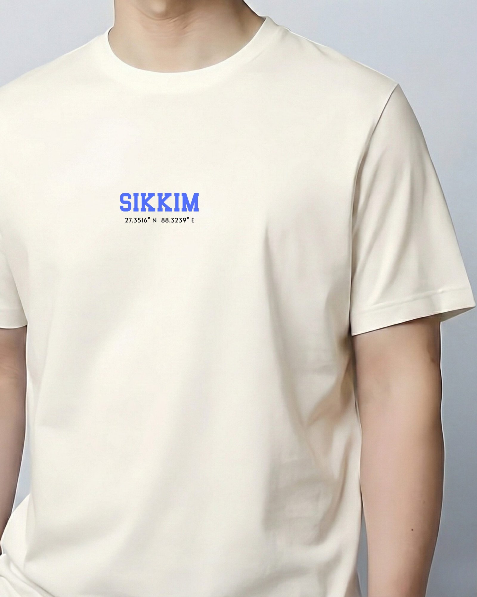 Sikkim Coordinates – Unisex White T-Shirt - Image 2