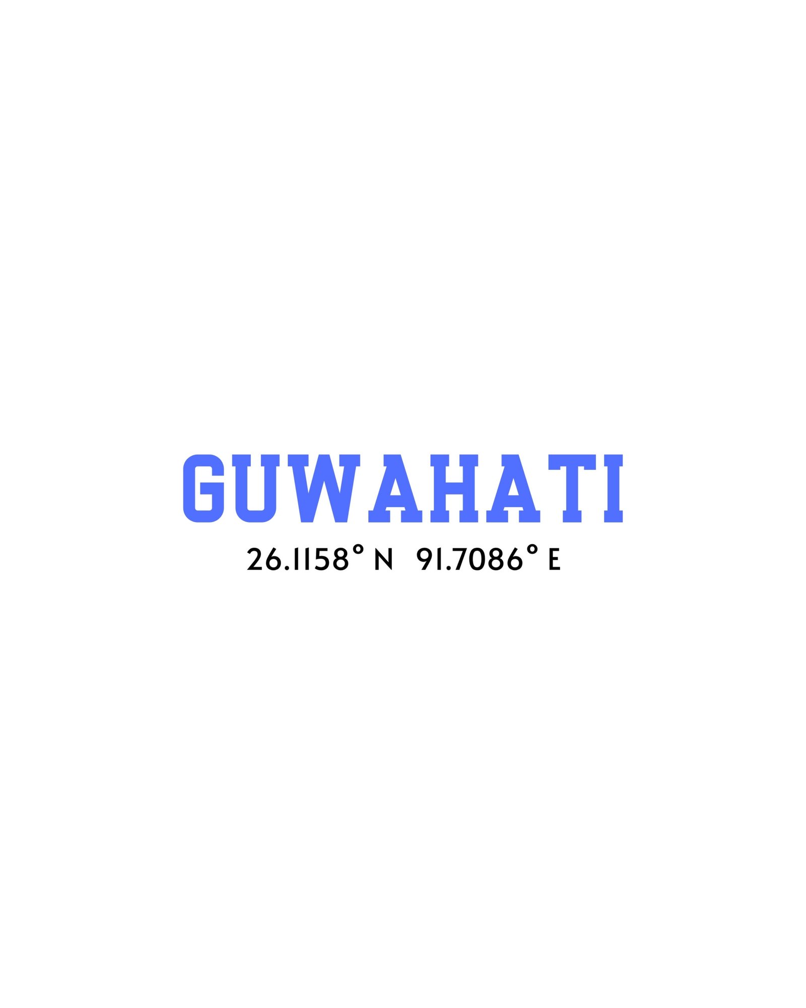 Guwahati Location – Regular Unisex White T-Shirt - Image 4