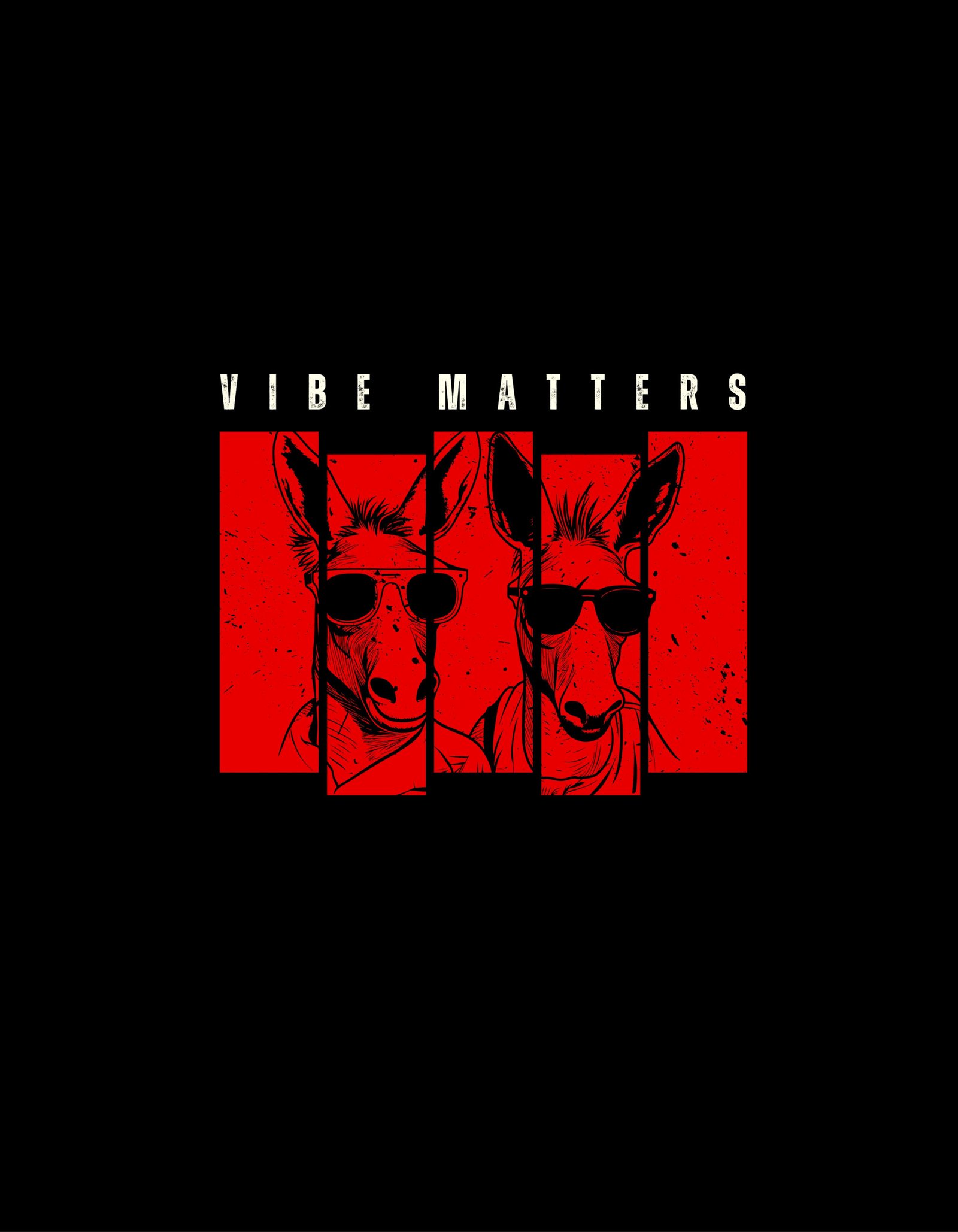 Vibe Matters – Black Minimal Tee - Image 3