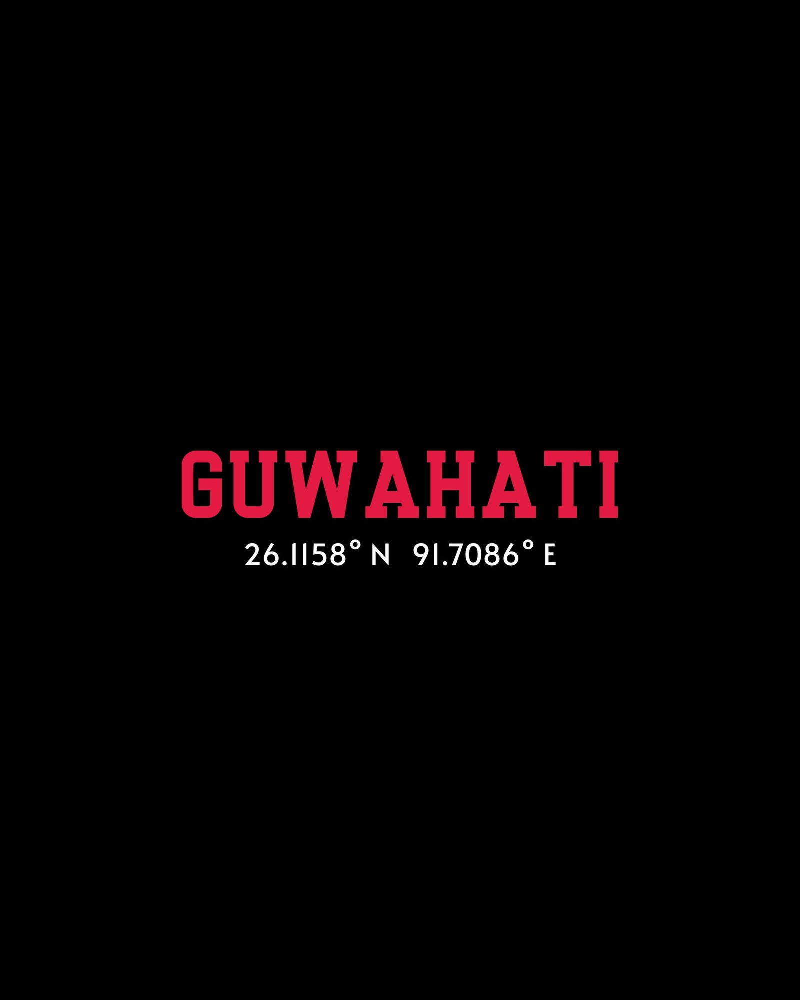 Guwahati Location – Regular Black T-Shirt - Image 4