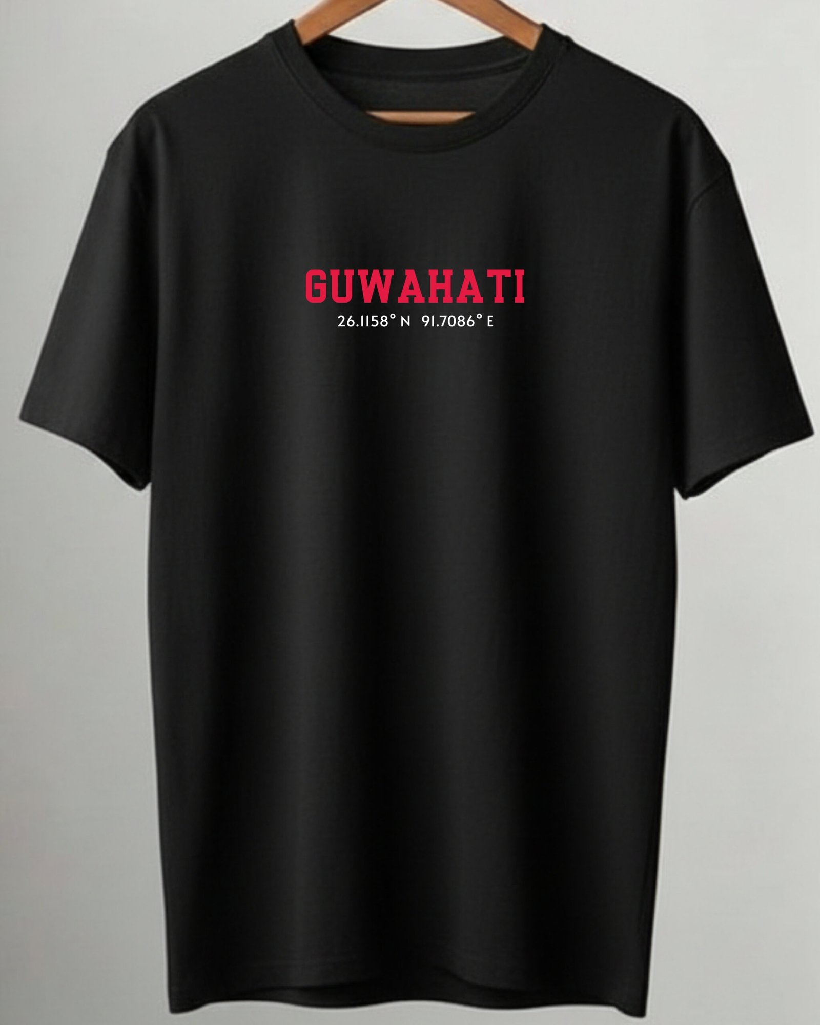 Guwahati Location – Regular Black T-Shirt - Image 5
