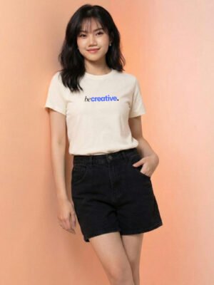 becreative – White Minimal Designer Tee