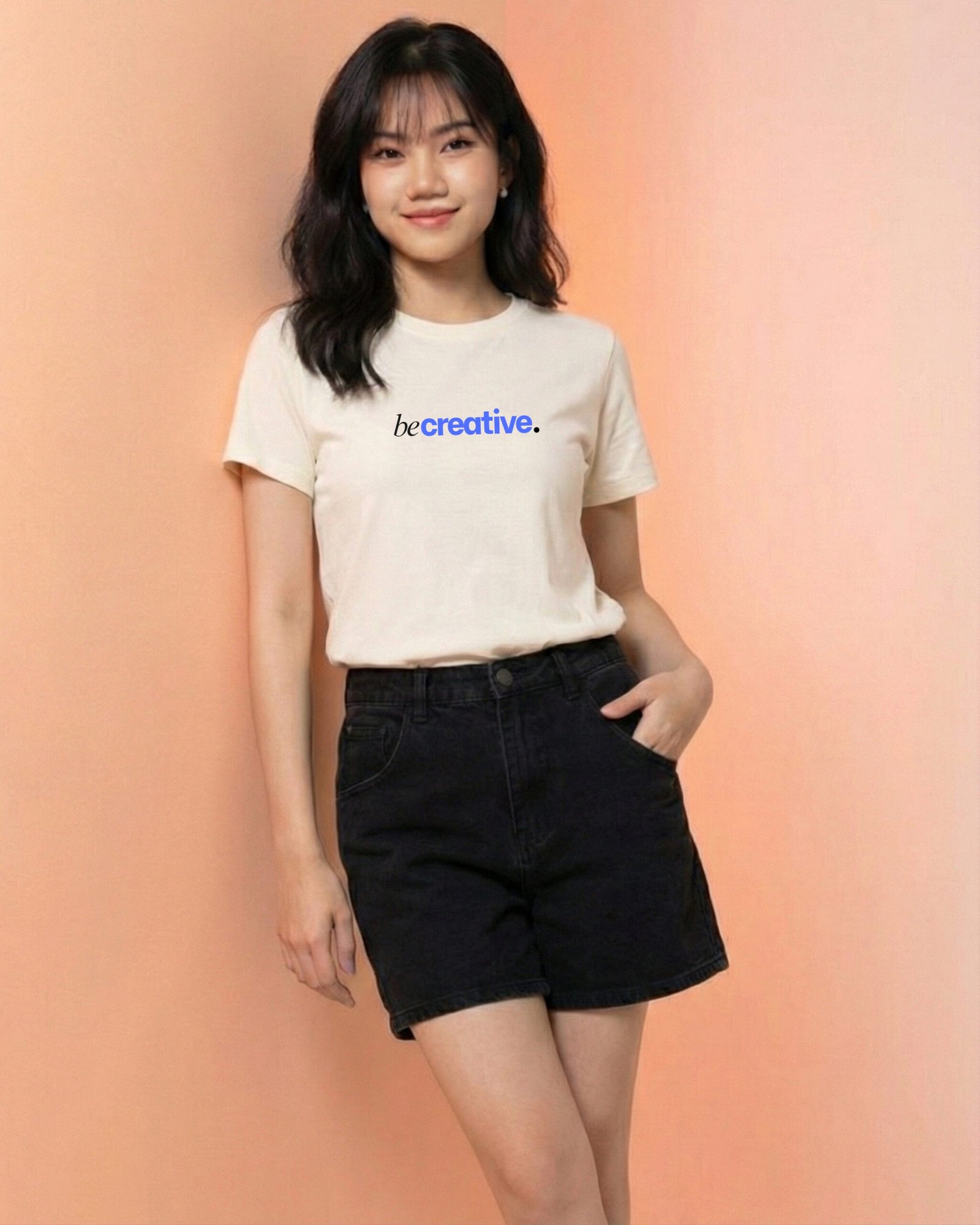 becreative – White Minimal Designer Tee