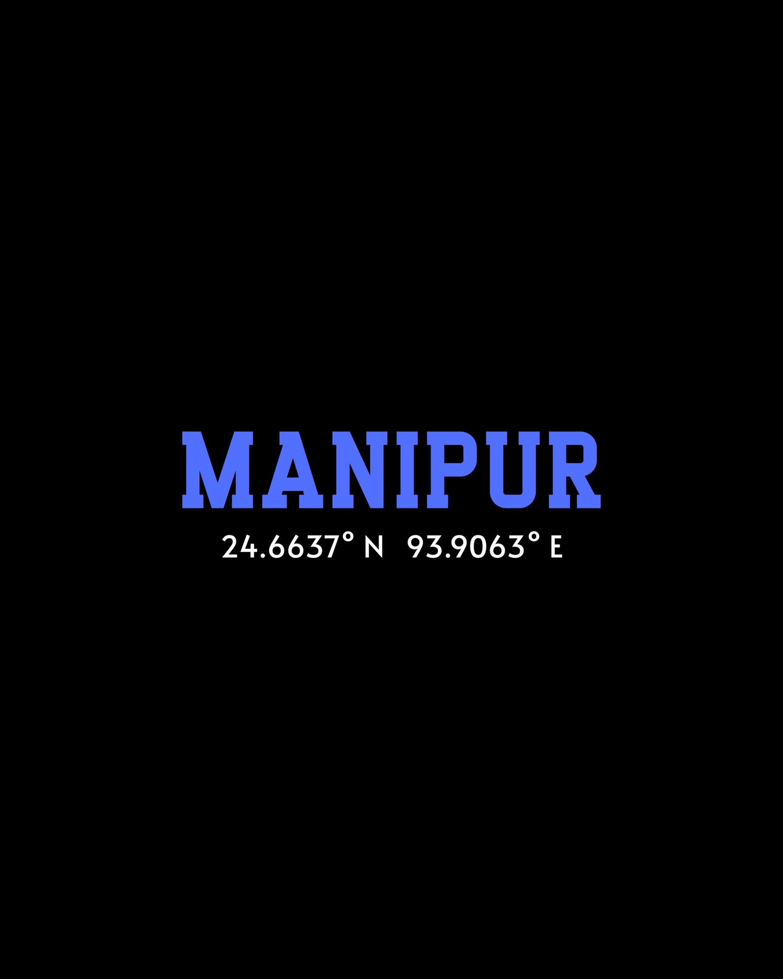 Manipur Coordinates – Unisex Black T-Shirt - Image 3