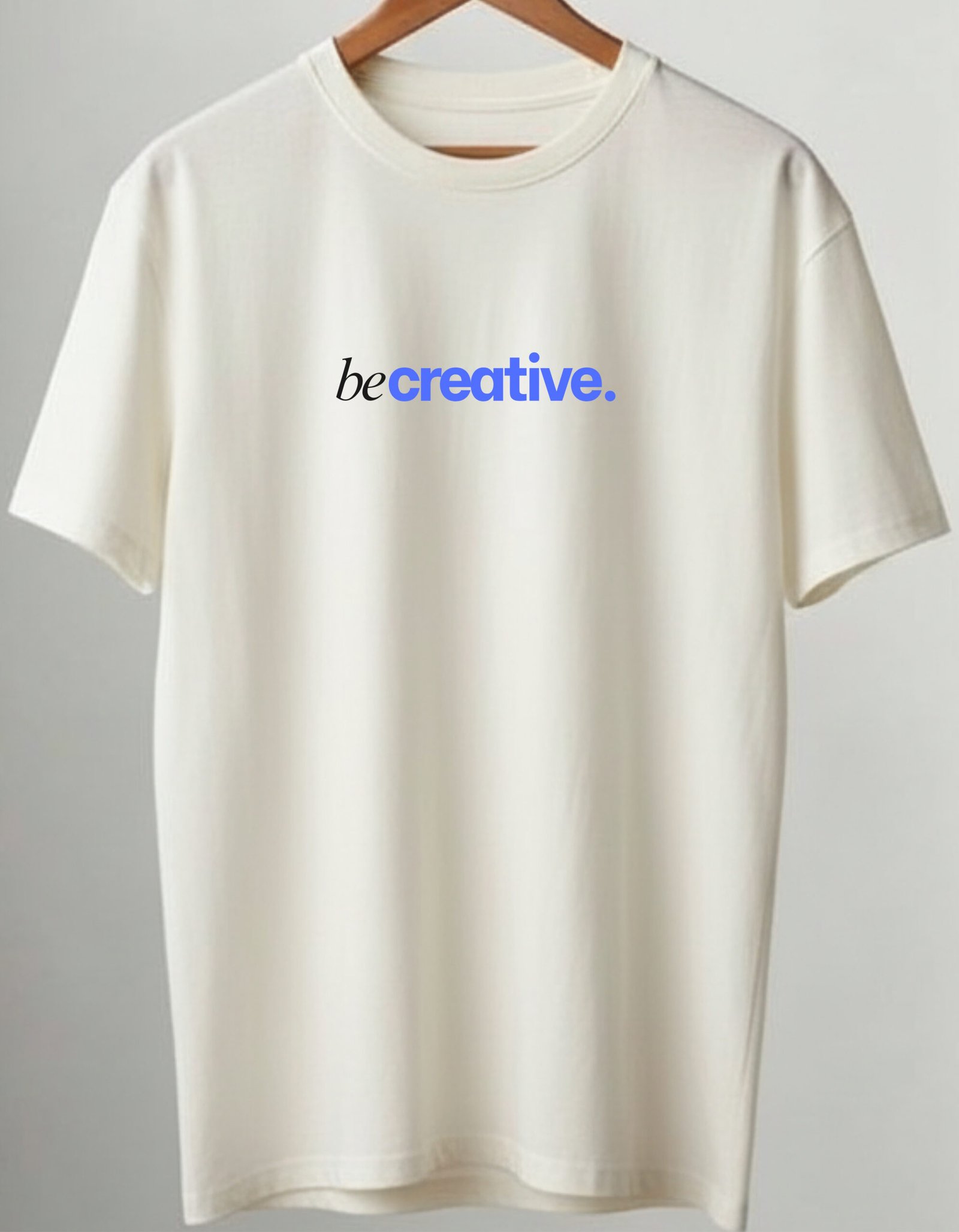 becreative – White Minimal Designer Tee - Image 4